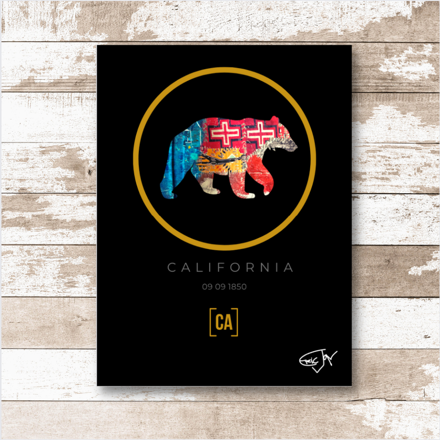 The Cali Bear Artist Print 11x17